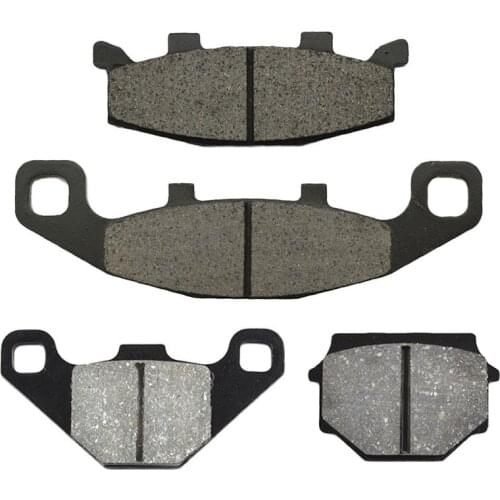 Motorcycle Front and Rear Brake Pads for KAWASAKI EX 500 EX500 Ninja 500 1994-2009