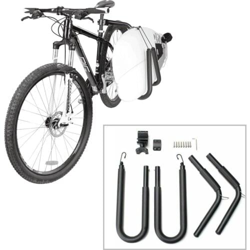 Surf Rack For Bike Bike-Side Surfing Wakeboard Carrier Holder Mount To Seat Adjustable Surfing Rack for Shortboard Wakeboard