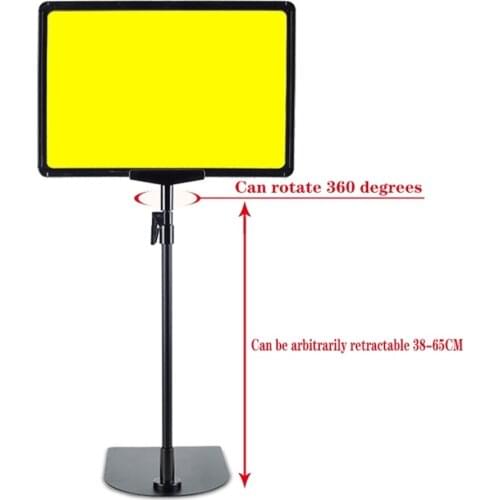 A5vertical Signage Fruit Shop Promotion Display Warehouse Billboard Supermarket Price Tag Shelf Bracket Price Tag Display Stand