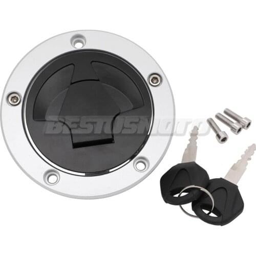 Motorcycle Fuel Gas Tank Cap Cover Lock w/ Key For Kawasaki Ninja ZX-6R ZX6R ZX600 ZX636 ZX-10R ZX10R ZX-14R ZX14R Z1000S/SX