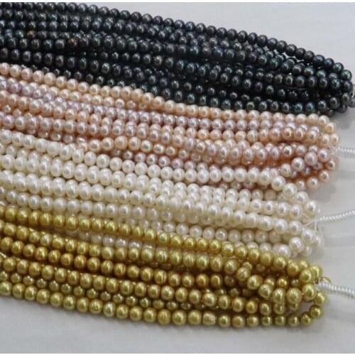 New wholesale 8 strands 9mm real freshwater pearl colour option near round bread shape beadsZJ000308