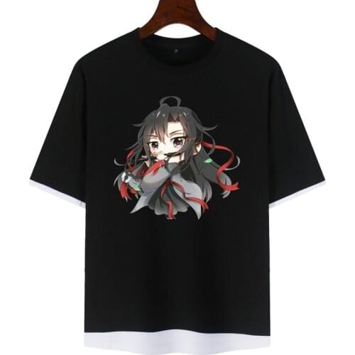 Anime Mo Dao Zu Shi Cosplay Women T shirt Wei WuXian Lan WangJi BL Spring Summer Casual Unisex Shirts ChenQingLing T shirts suit