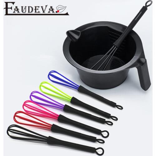Mini Hair Color Mixer Barber Stirrer Blender Hair Care Styling Tools Salon Hairdressing Dye Cream Whisk Make Up 1Pc at random