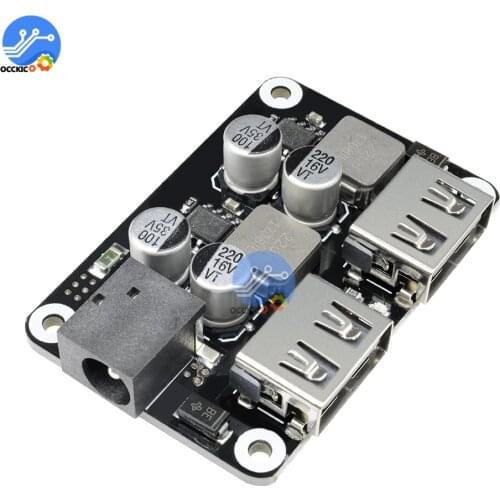 12V 24V to 5V 9V dual USB mobile phone fast charging and step-down module Mobile phone charging accessories Recharge DIY kit