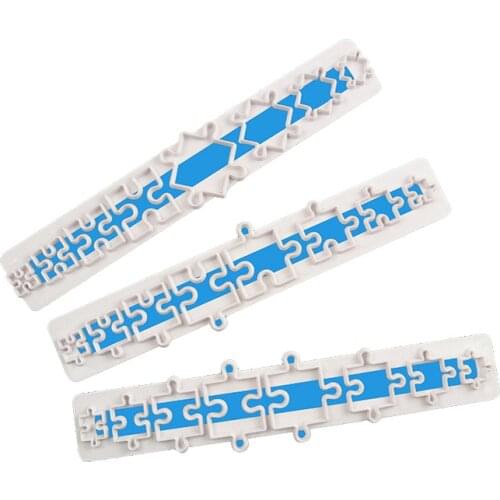 2pcs Box Cookie Cutter Plastic Biscuit Cut Mold Baking Fruit Cut Cake Mold Embossing Printing Die