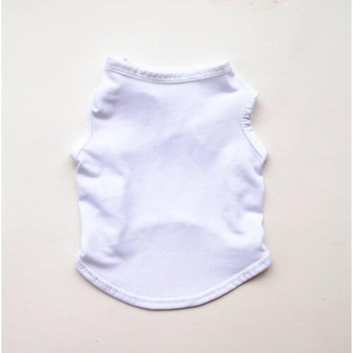 DHL100pcs/lot Sublimation blank T-shirt Sublimation heat press print cloth for Pet dog sublimation ink Transfer