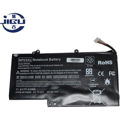 JIGU Laptop Battery 760944-421 761230-005 767068-005 HSTNN-LB6L NP03XL For HP FOR ENVY 15-U U010DX X360 15-u010dX 13-a000ns