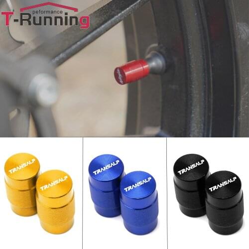 For Honda XLV 600 650 700 TRANSALP 600 650 700 Motorcycle CNC Accessories Wheel Tire Valve Stem Caps CNC Airtight Covers