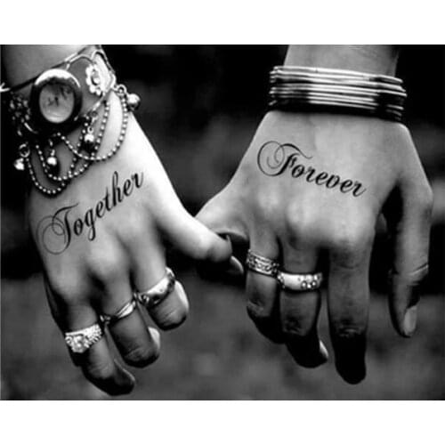 5D DIY diamond painting hold hands together Forever Full Drill Embroidery Cross Stitch Needlework Mosaic Crafts Home Decor Gift