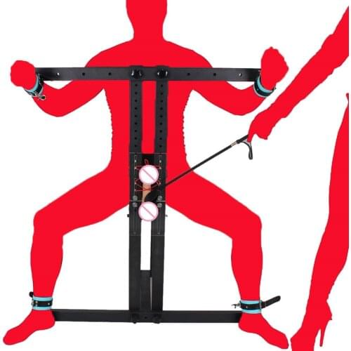 BDSM Queen Tools Torture Frame Male Slaves Training Penis Bondage Device Dog Slave Furniture Sex Toys For Couples SM Sex Shop