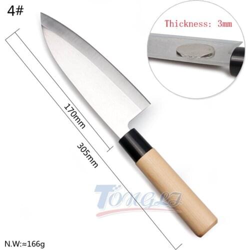 Free Shipping LDZ Stainless Steel Kitchen Sashimi Salmon Knife Chef Raw Fish Fillet Knife Sashayed Cooking knives For Gift