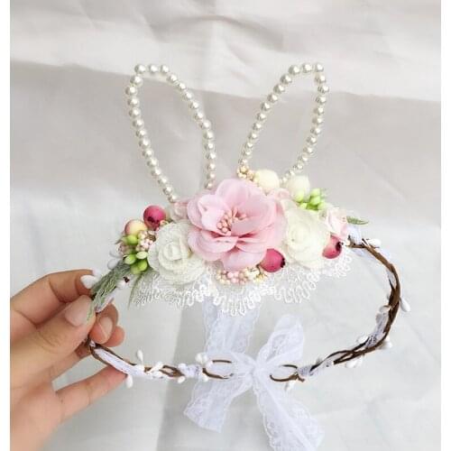 Free Shipping Blush Pink Flower Crown