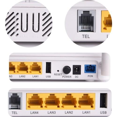 BT-762XR Optical Network Unit 4G/5G ONU ONT EPON GPON 4GE+1VOICE+2.4G/5.8G WLAN+1USB SC APC SC UPC Interface English Version