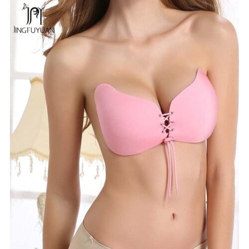 Silicone Bra For Women Backless Underwear Sexy Backless Push Up Bra New Stick Gel Lingerie Formal Dress Slf-adhesive Bras