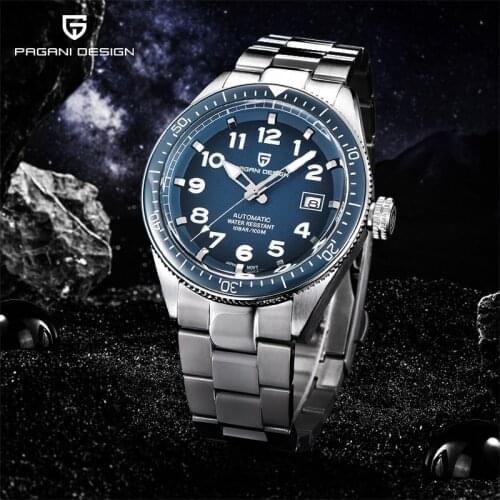 Watch men PAGANI DESIGN top brand luxury mechanical men wristwatch stainless steel waterproof clock fashion NH35A Reloj Hombres