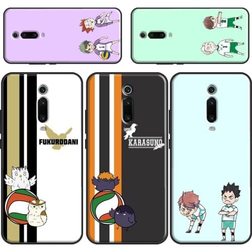 Anime Haikyuu Karasuno Phone Case For Xiaomi Mi 11 Ultra 9 10 Lite A3 9T 10T Pro Cover For POCO X3 F3 F2 M3 Pro