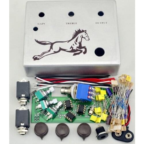 DIY Klon Centaure Overdrive Metal footswitch Pedal Effect Pedals pre-drilled Effect Pedal True Bypass free shipping