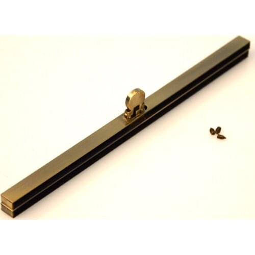 19cm Long Brass Bronze Purse Frame Clutch Bag Frame