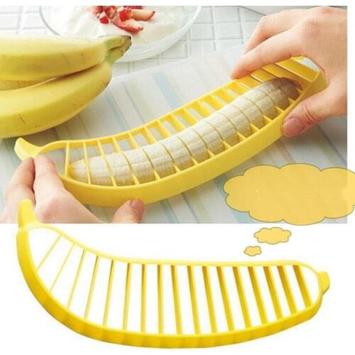 Home Kitchen Tool Vegetable Peeler Salad Slice Plastic Banana Cutter Chopper Fruit Cutter Cucumber Knife