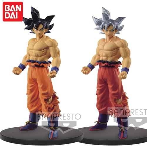 RORONOA Original Banpresto Amine D B Z CREATOR×CREATOR CC Goku Ultra Instinct Action Figure Toys Model Figurals Brinquedos