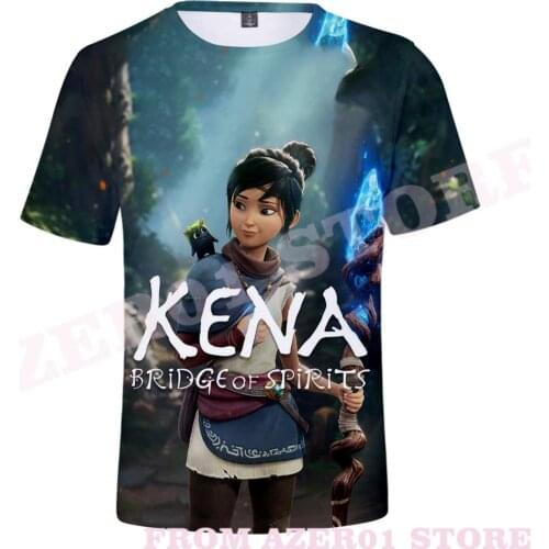 Kena: Bridge of Spirits 3D Print Tshirt Spring Summer Men/Women Street Clothes T-shirt Streetwear Kawaii style Tshirt