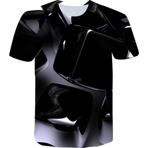 2021 Summer New Abstract Pattern Mens Womens 3D T-shirt Joint Fashion Oversized O-Neck Shirt Short Sleeve Hot Sale XXS-6XL