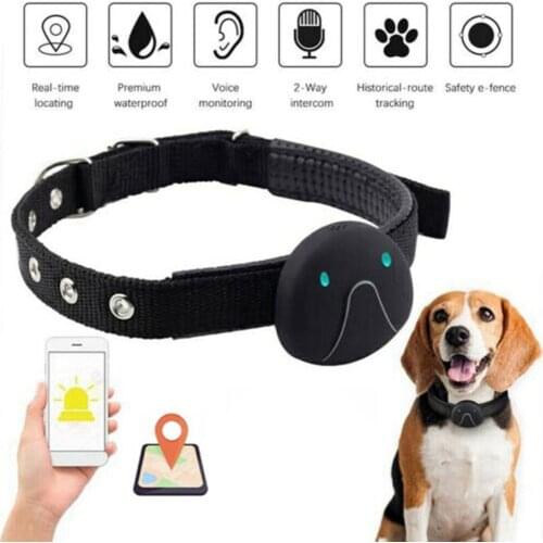 Anti-lost Pet Gps Trac-ker Waterproof Dog Cat Locator Collar Fence Phone High Quality Conveniently Available At A Long Distance
