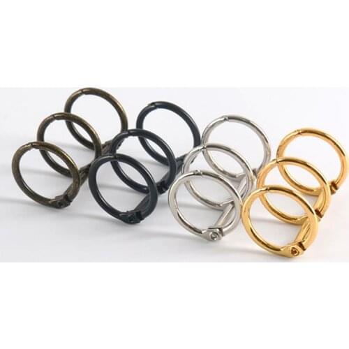 2Pcs Good Quality Metal Loose Leaf Book Binder Rings Album Scrapbook Clips Craft Photo Ring Binder Stationery Office Supply