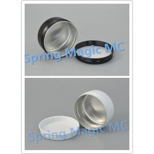 50g Empty Aluminum Cream Jar Tin Cosmetic Pot Lip Balm 50ml Eye Cream Packaging case Hair Conditioner Tin Wax container