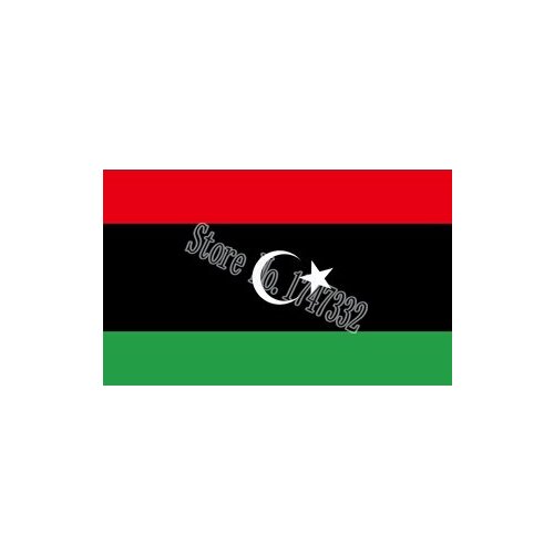 Libya Africa National Flag All Over The World hot sell goods 3X5FT 150X90CM Banner brass metal holes