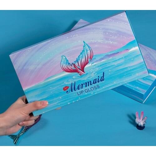 Mermaid Matte Lip Gloss 12 Colors Moisturizer Liquid Lipstick Sexy Lip Gloss Set Waterproof Long Lasting Lip Tint Cosmetic TSLM1