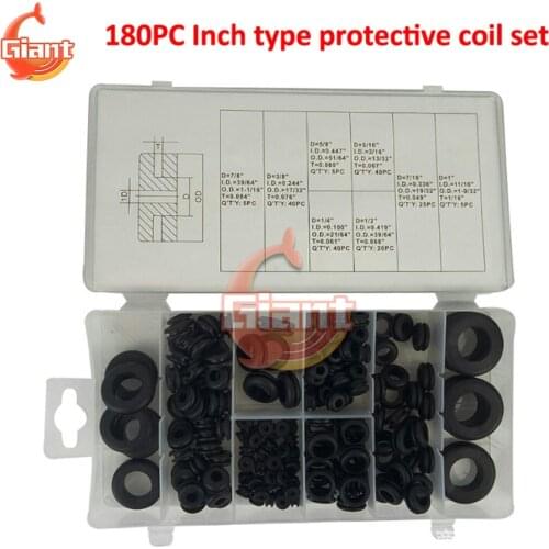 Hot 180pcs Rubber Watertightness Assortment Different Size O Ring O-Ring Washer Seals with Plastic Box Kit Set for Car Pump