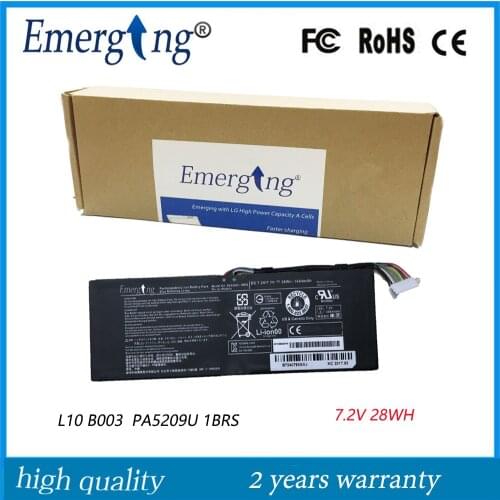 New Original 28WH Laptop Battery for Toshiba Satellite L10 B003 L10-B003 L15W-B1302 PA5209- 1BRS PA5209