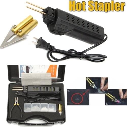 New 220-250V car Welder Machine Hot Stapler Plastic Welding Torch Fairing Bumper dashboard Plastic repair Tool accessories