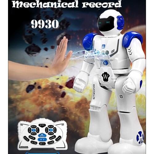 9930 RC Robot Mechanical Police Intelligent Remote Control Robot Programming Children Toys Gifts FSWB