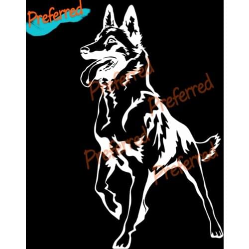 Belgian Shepherd Malinois Vinyl Car Stickers Car Sticker Automobile Car Decal Accessories