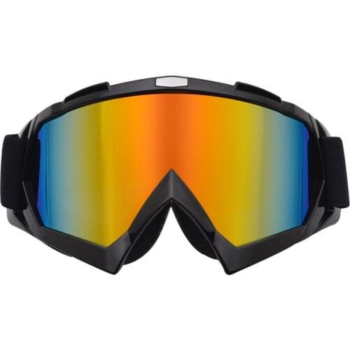 Vintage Motorcycle Goggles Windproof Sun Protection Motocross Glasses Flexible Wide Viewing Riding Lens With Soft Thick Foam