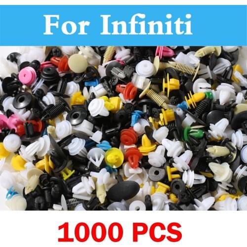 1000pcs Car Door Trim Panel Bumper Rivet Retainer Push For Infiniti Qx80 Ex Fx Qx50 Qx60 Qx70 G Jx M Q Q30 Q40 Q50 Q60 Q70 Qx