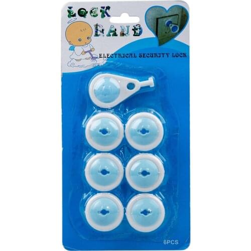 6x safety plug socket plugging exit children baby safety protective cover