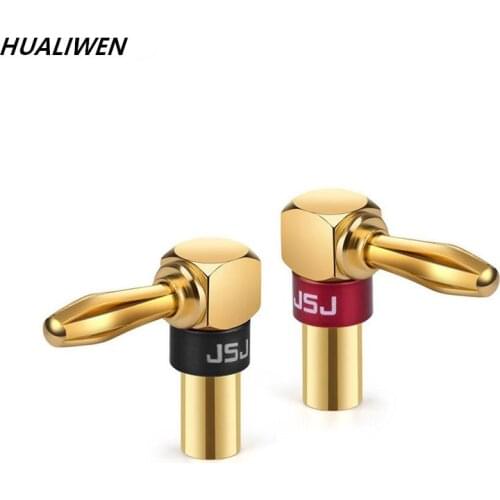 Speaker banana head speaker line KTV audio cable copper connector