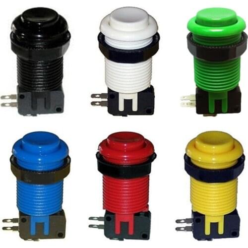 American HAPP Style Push Button with Microswitch for Arcade MAME JAMMA game cabinet machine 6 colors available