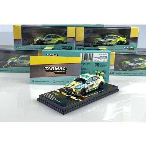 Tarmac Works cars 1:64 AUDI RS 3 TCR Macau touring car 2019-26 Collection car