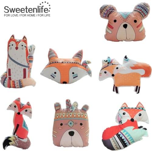 Sweetenlife Shaped Pillow Cartoon Animal Sofa Cushion Children Pillow Cushions 2020 New Decorative Throw Pillows Cushions Home