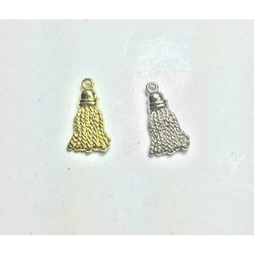 Eruifa Hot sell 20pcs 11*18mm Nice Broom Zinc alloy charms Wholesales necklace,earring bracelet jewelry DIY handmade 2 colors