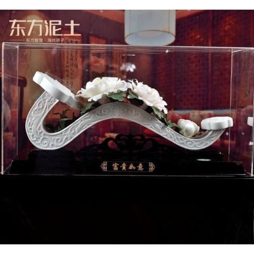 Porcelain business gifts Chinese style living room porch new home decoration furnishing articles/prosperous fortunes