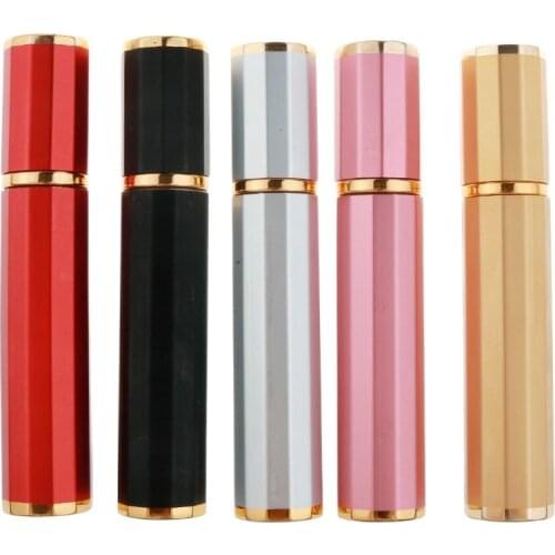 8 ML Perfume Refillable Bottle Delicate Empty Rhombus Glass Liner Cosmetic Container Toner Spray Pump Bottle Sample Atomizer