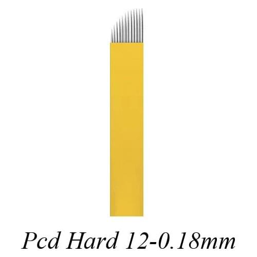 Hot Hot 100 Lâminas Microblading Tebori Micro Nano Flex Hard 12 Flex 0.18mm/ 0.25mm / 0.16mm/ 0,18mm/ Fina Agulha Tebori Micro