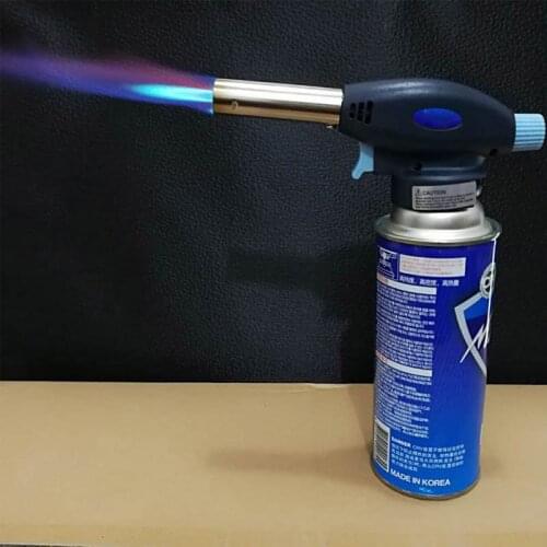 Hot Flame Gas Torch Igniter Flamethrower Portable for Outdoor Camping BBQ Soldering Welding DO2