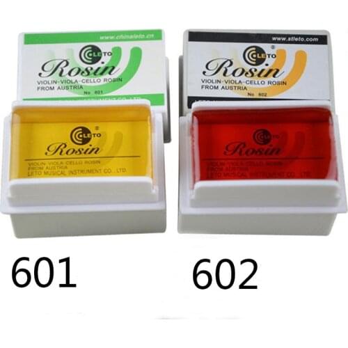 10pcs High Quality LETO Large Size Violin Viola Cello Others Bows Musical Instrument Rosin 601 / 602 Available