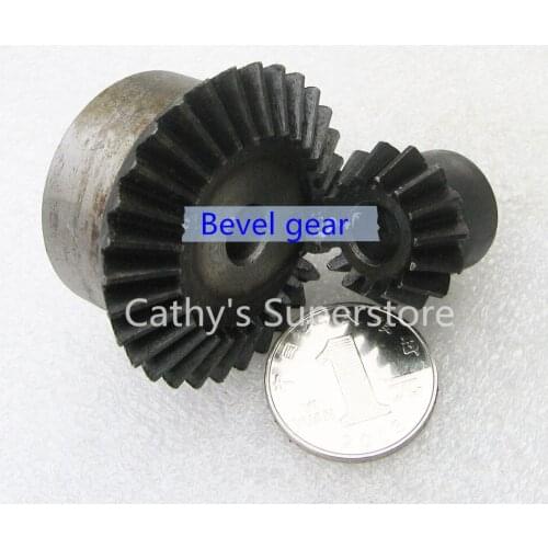 Bevel Gear 15Teeth 30Teeth ratio 1:2 Mod 2, 45# Steel Right Angle Transmission parts DIY Robot competition M=2